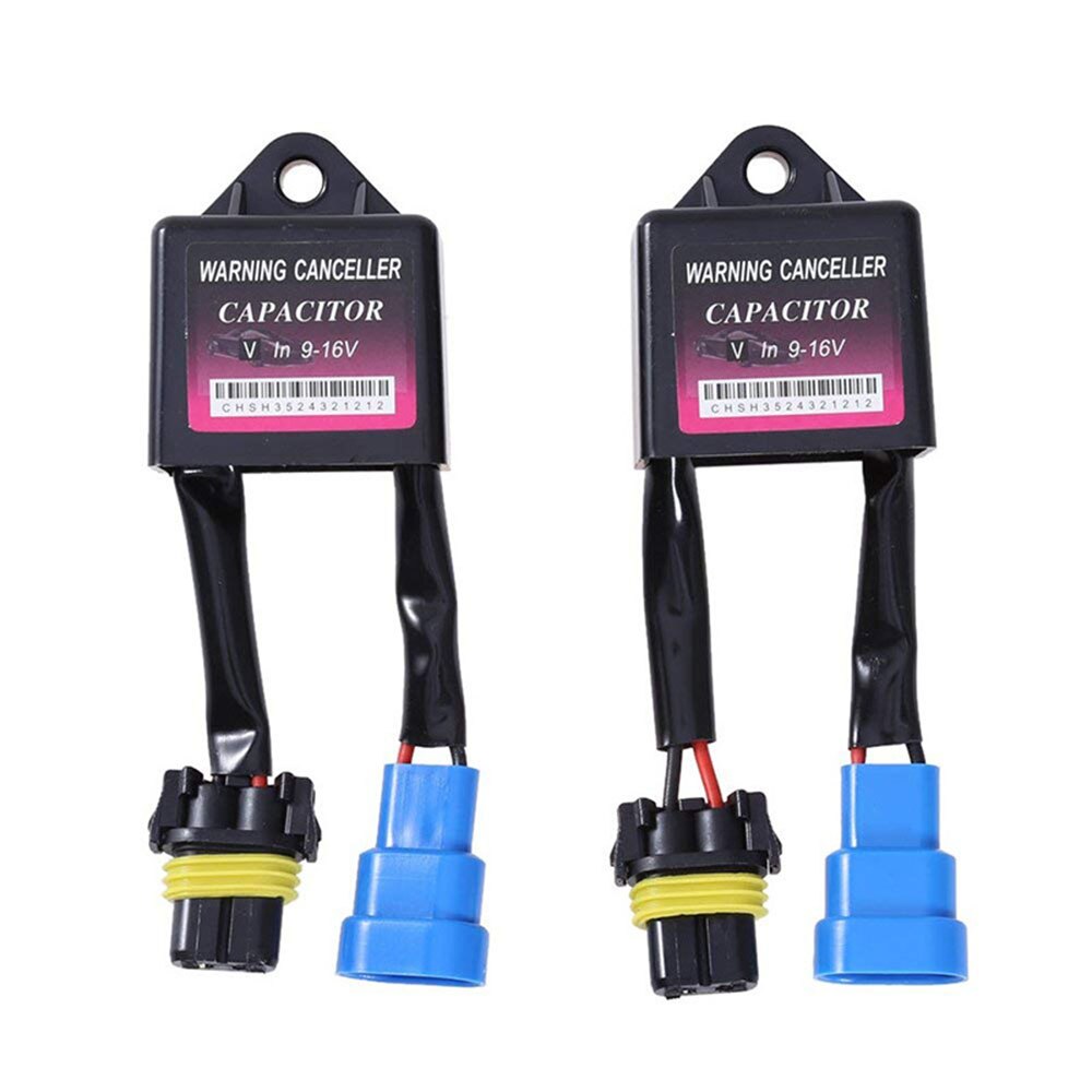 2 uds C6 Canbus HID Xenon cancelador de advertencia Dispositivo de descodificador de advertencia oculta cancelador de Error HID condensador de cancelación de alarma