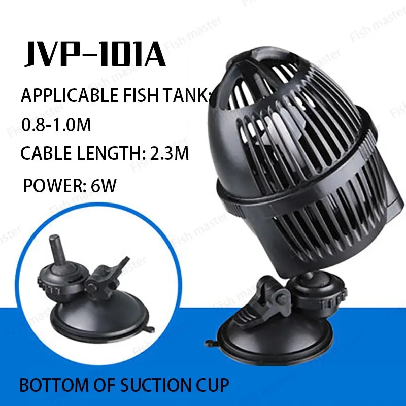 220V Zonnegolf Maker Golfmaker Waterpomp Voor Aquarium Aquarium Aquarium Pomp 2.5W 3W 6W 12W 24W 48W Stroom Pomp, Surf Pomp: Black