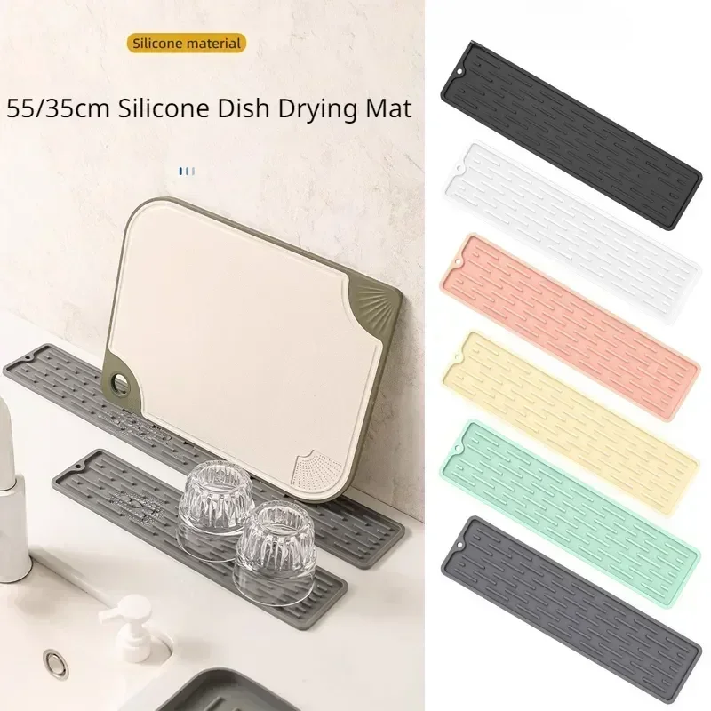 Silikon Geschirr Trocknen matt Anti Unterhose Waschbecken Lagerung Küchengeschirr Waschbecken Schutz matt Tablett Schlecht Gerät Arbeitsplatte matt Organizer