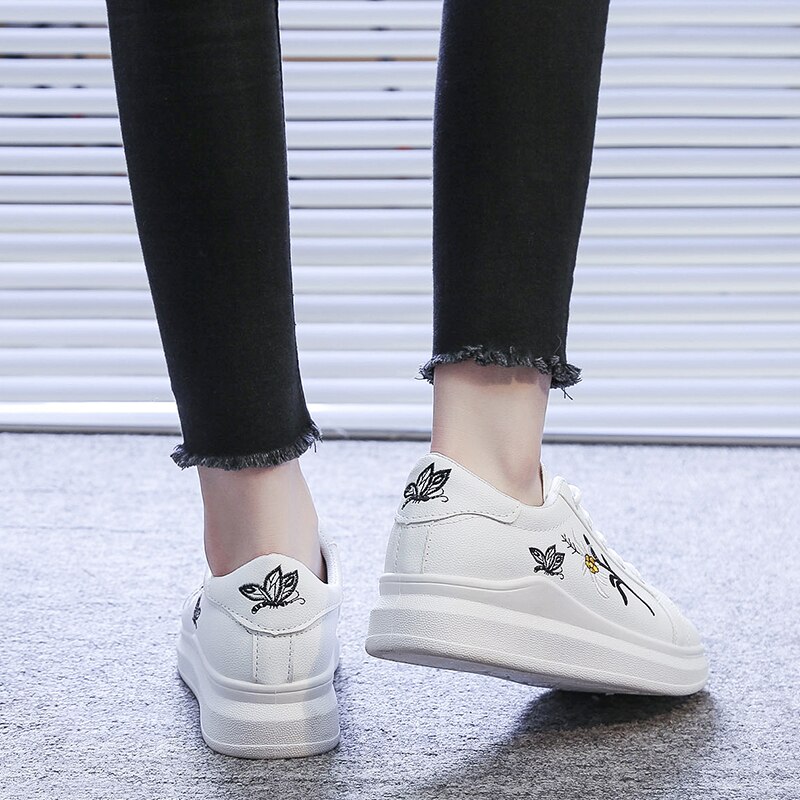 Tenis Feminino Zapatos Mujer 2019 kobiet buty do tenisa buty sportowe Tenis Blancos Walking niskie tenisówki Tenis Plataforma tanie 7
