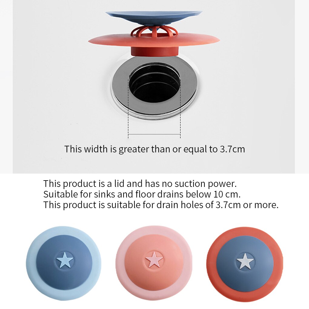 1Pcs Druk Modus Siliconen Sink Zeef Afval Plug Sink Filter Afval Collector Keuken Badkamer Accessoires Colanders Zeven