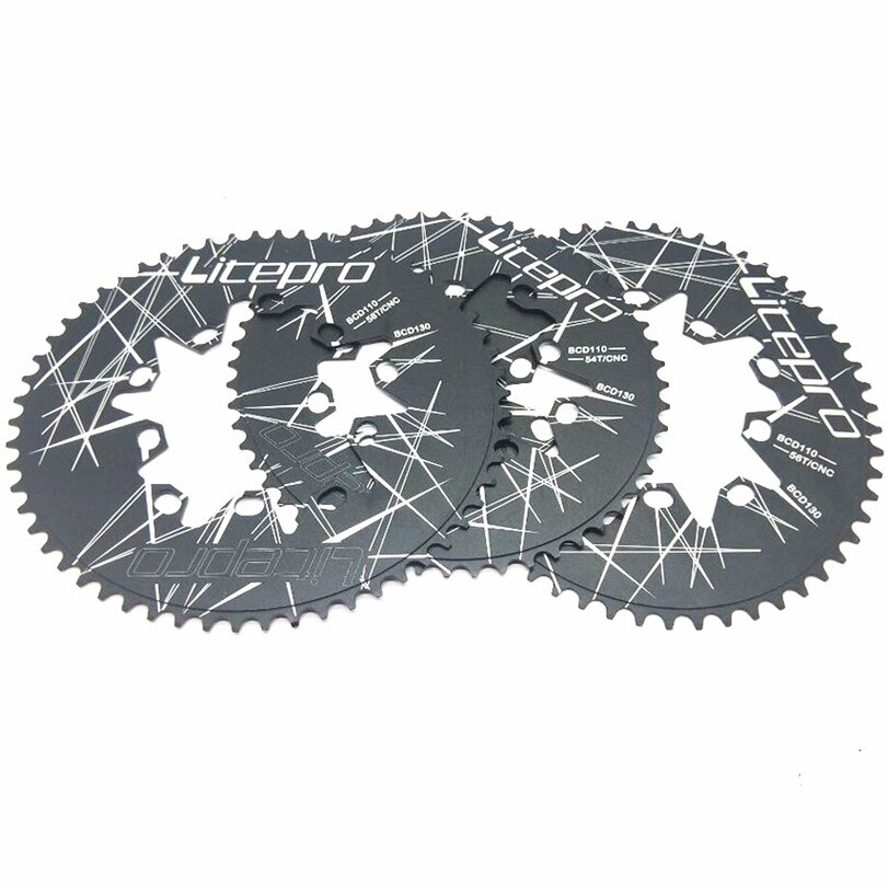 Couronne Race Shimano 44D Dural Argent CC661144 STRONGLIGHT Pédalier