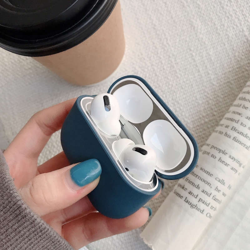 Original For Apple Airpods 1 2 Wireless Bluetooth Earphone Case Colorful Candy For Apple AirPods Pro PC Hard Cute Cover Box Case