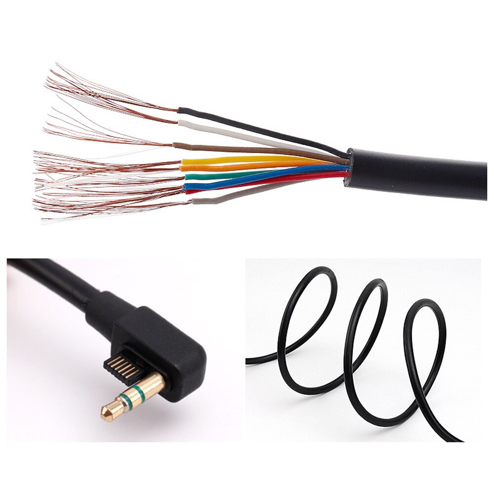 component Audio Video AV cable for PSP2000/3000 black 1.8m