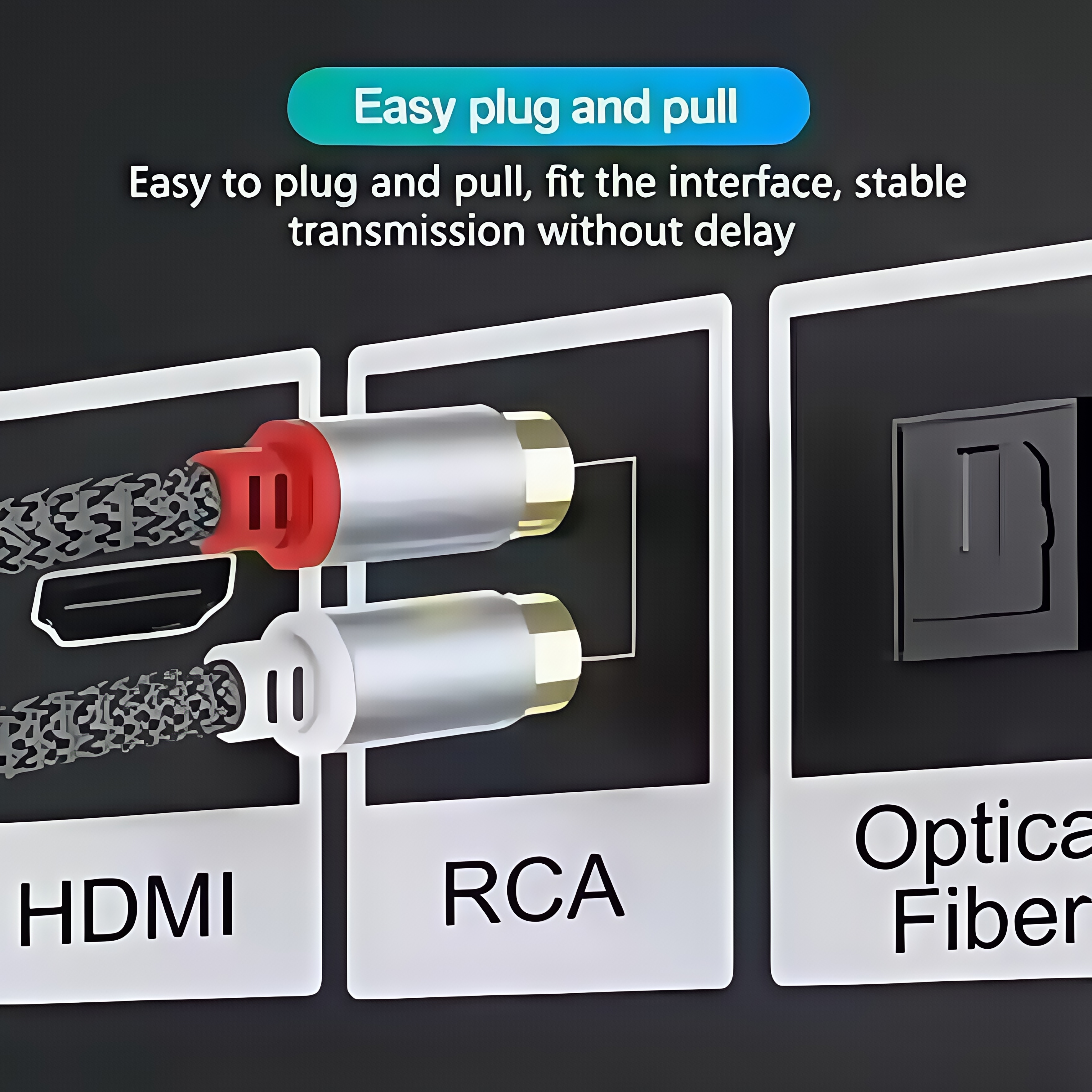 2 RCA to 2 RCA Stereo Audio Cable - Male to Male Aux Cable for Home Theater, HDTV, DVD, Amplifier & Speaker Systems