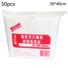 50 Pcs Disposable Electrostatic Dust Removal Mop Paper Home Cleaning Cloth Brand Good