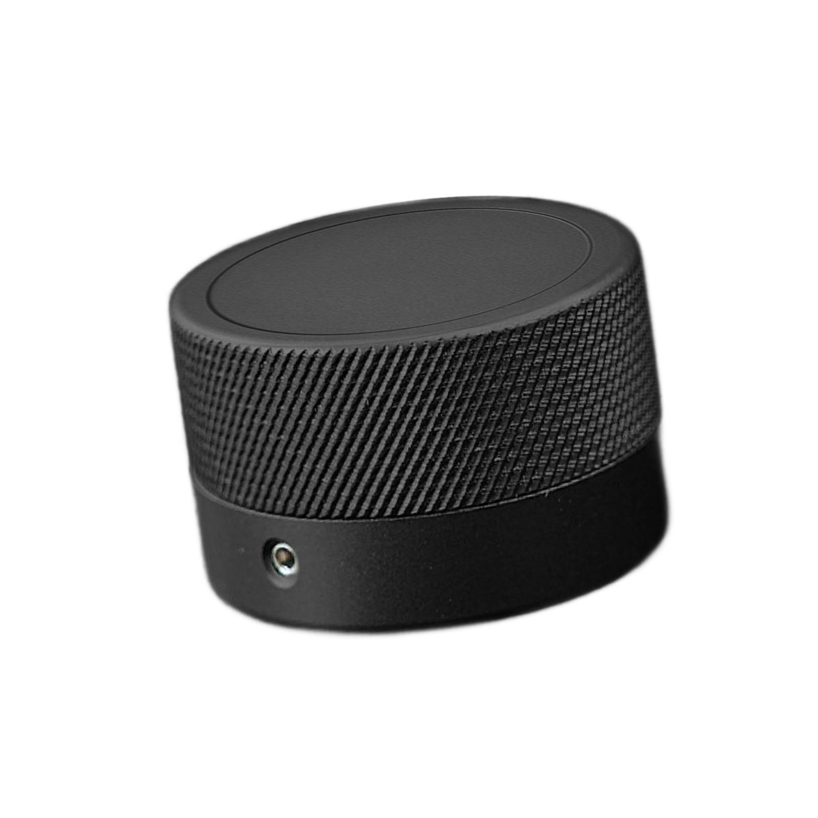 Soporte de tiza para taco de billar, caja de tiza para taco de billar, herramienta de billar, tapa atornillada redonda pequeña de 1,36 pulgadas x 0,89 pulgadas: Negro