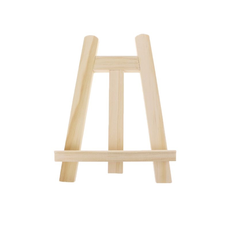 Mini Künstler Holz Staffelei Holz Stand Anzeige Halfter Für Party Dekoration 15*20cm Triange Staffelei