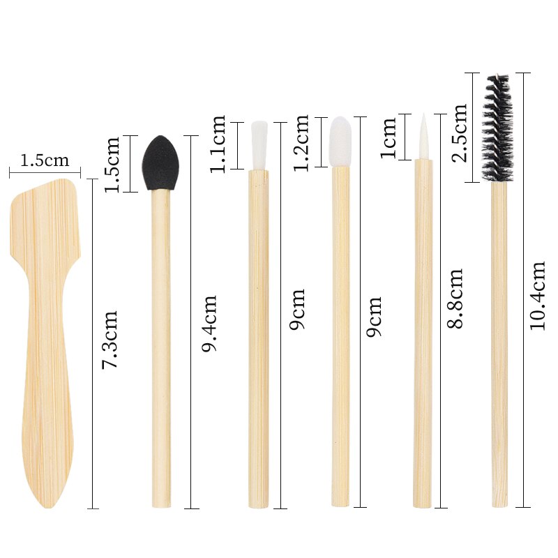 Wimpernbürsten Set – 5 Stück Spoolie Applikatoren, Für Mascara & Augenbrauen, 10 Cm Länge, Beauty-Zubehör
