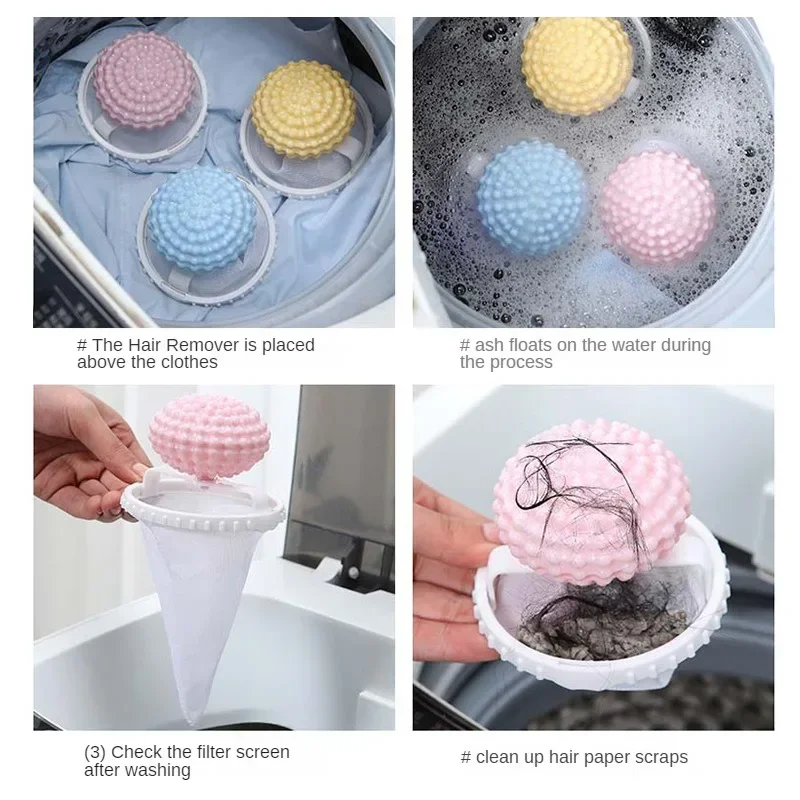 Neue Pet Haarentferner Waschmaschine Schwimm Lint Filter Tasche Wiederverwendbare Wäsche Ball Kleidung Haar Reinigung Werkzeuge Katze Haar Catcher