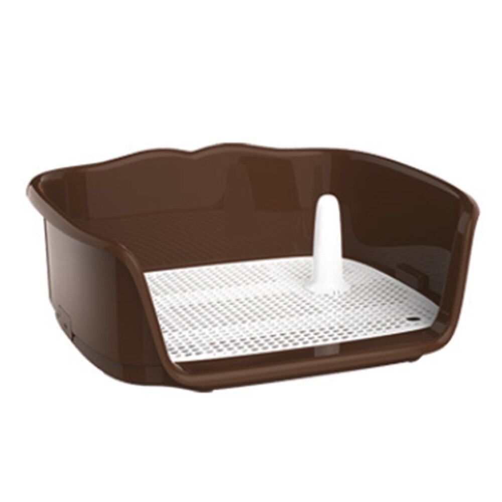 Przenośna toaleta dla psów szczeniak nocnik pisuar zlew robić toalety Pee trening taca na mały szczeniak artykuły dla psów: szkarłat