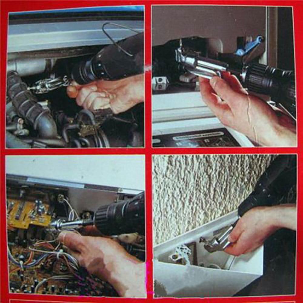 Drill Socket Adapter Screwdriver Socket Holder Adapter Adjustable Bits Drill Bit Angle Adapter Hand Tool 1/4inch Hex Bit Socket