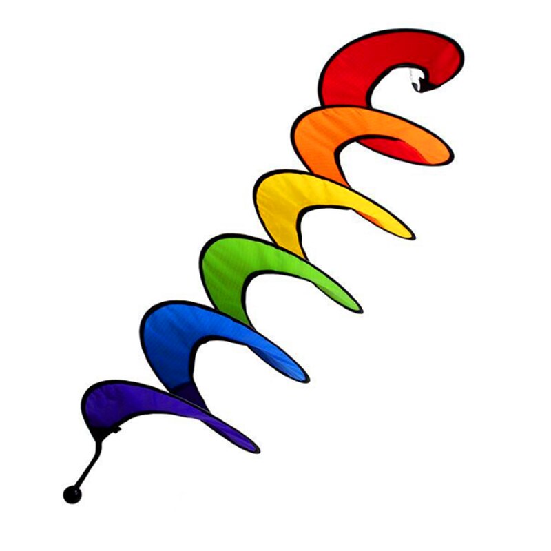 Kolorowy namiot kempingowy składany tęczowy spiralny wiatrak wiatraczek wystrój ogrodu domowego ozdoby klasyczne zabawki