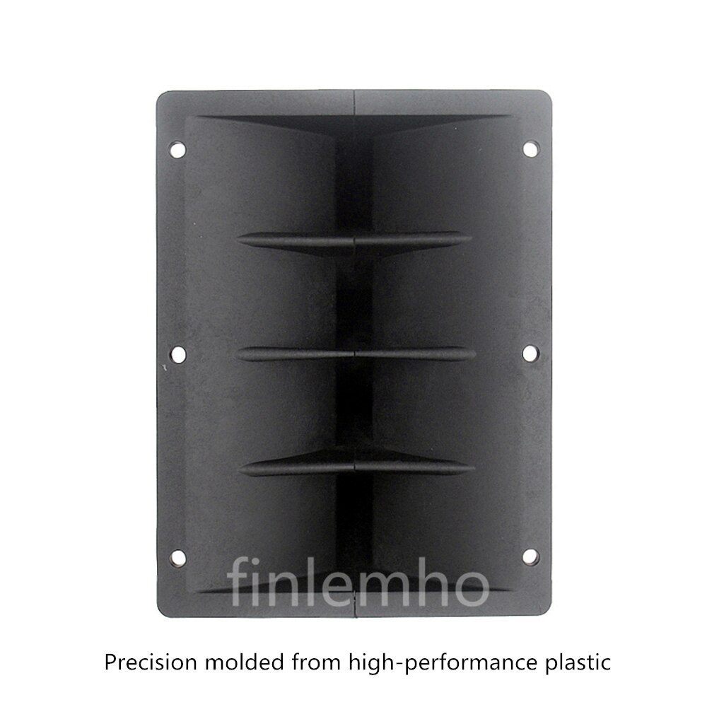 1PC DJ Speaker Tweeter Horn Line Array 1&quot; Throat Wave Guide 206*155mm For Public Address System Audio Home Theater