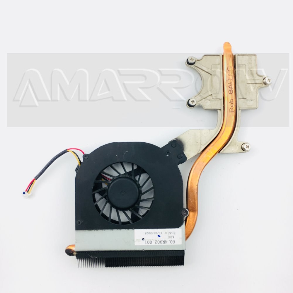 Ventilador disipador térmico de refrigeración para ordenador portátil Original con para ACER 5535 5735 60.4K902. 001: set