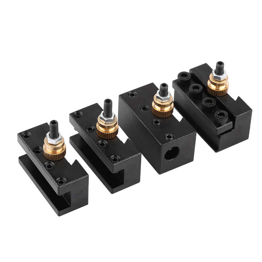 Aluminum Alloy Quick Change Mini Lathe Tool Post and Holders Screw Kit Set CNC Lathe Accessary