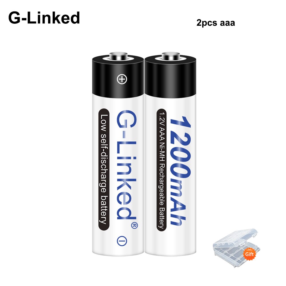 2/4/6/8/10/12PCS AAA Battery 3A 1.2V Ni-MH AAA Rechargeable Battery Batteries Low Self Discharging AAA Batteries 1200mAh: 2pcs aaa 1.2v