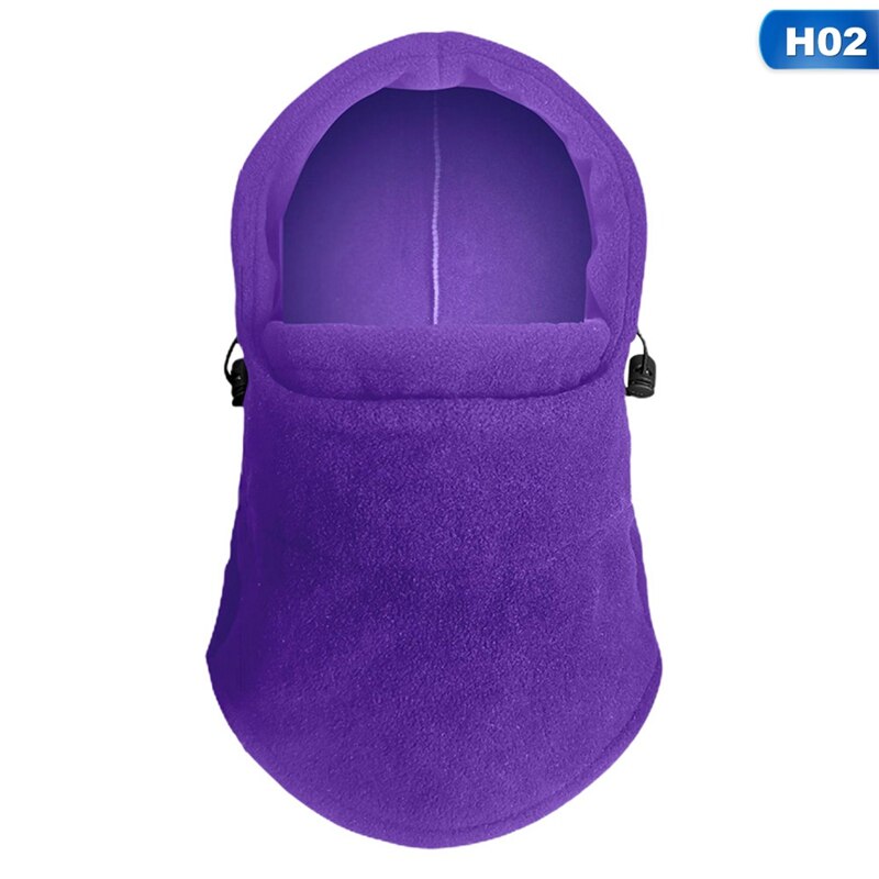 Winter winddichte wandelmutsen heren warme thermische fleece bivakmutsen gezichtsbedekkende mutsen ski fiets motor nekwarmer helm muts: H02