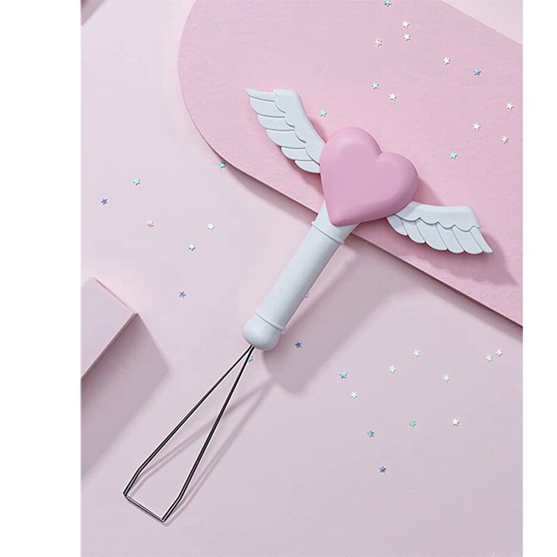 Keycap Puller Cute Love Heart Angel Wings Shape Key Cap Remover Tool Expert For Computer Mechanical Keyboard