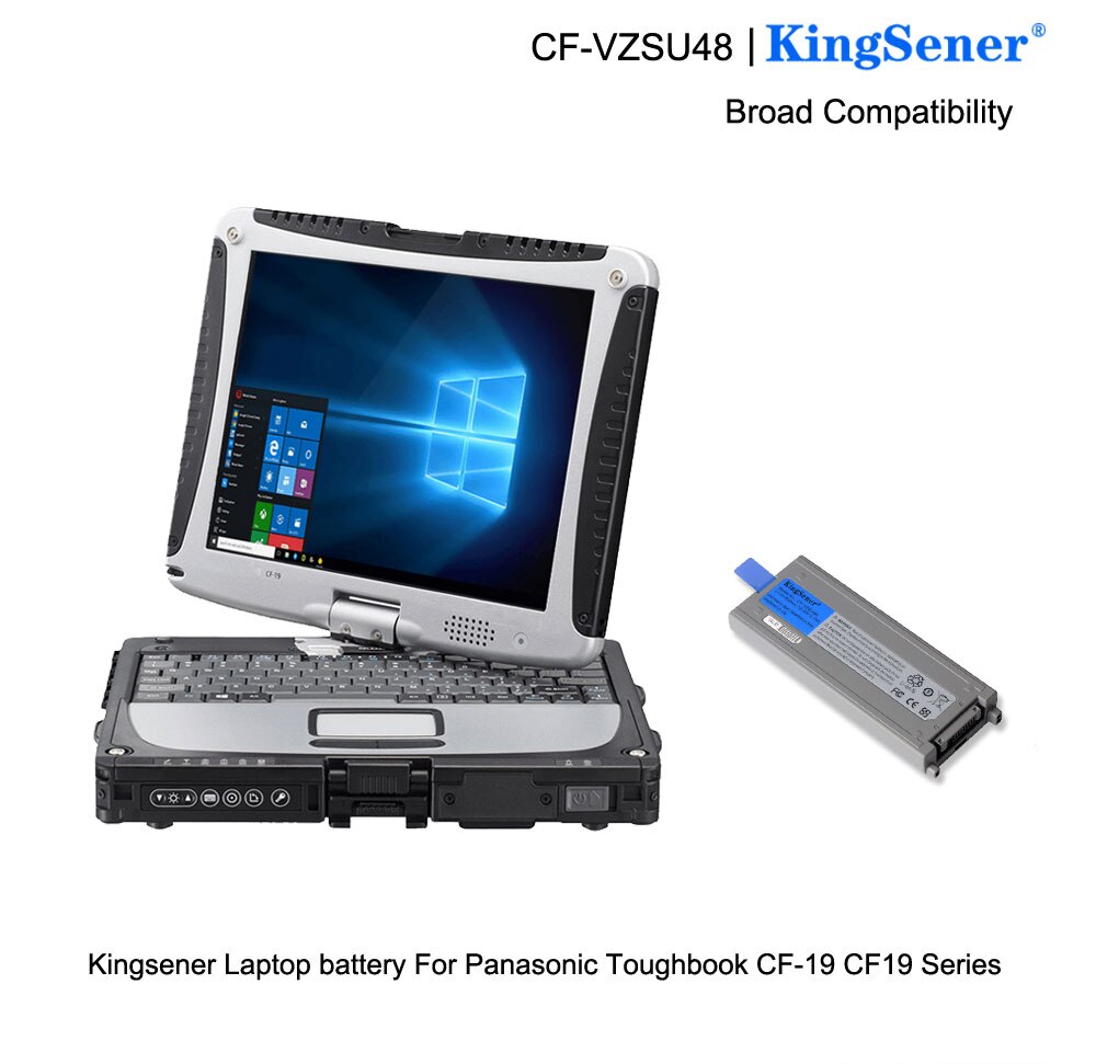 Kingsener cf-vzsu 48 laptop batteri til panasonic cf-vzsu 48u cf-vzsu 48r cf-vzsu 28 cf- vzsu 87r cf-vzsu 50 cf-19 cf19 toughbook