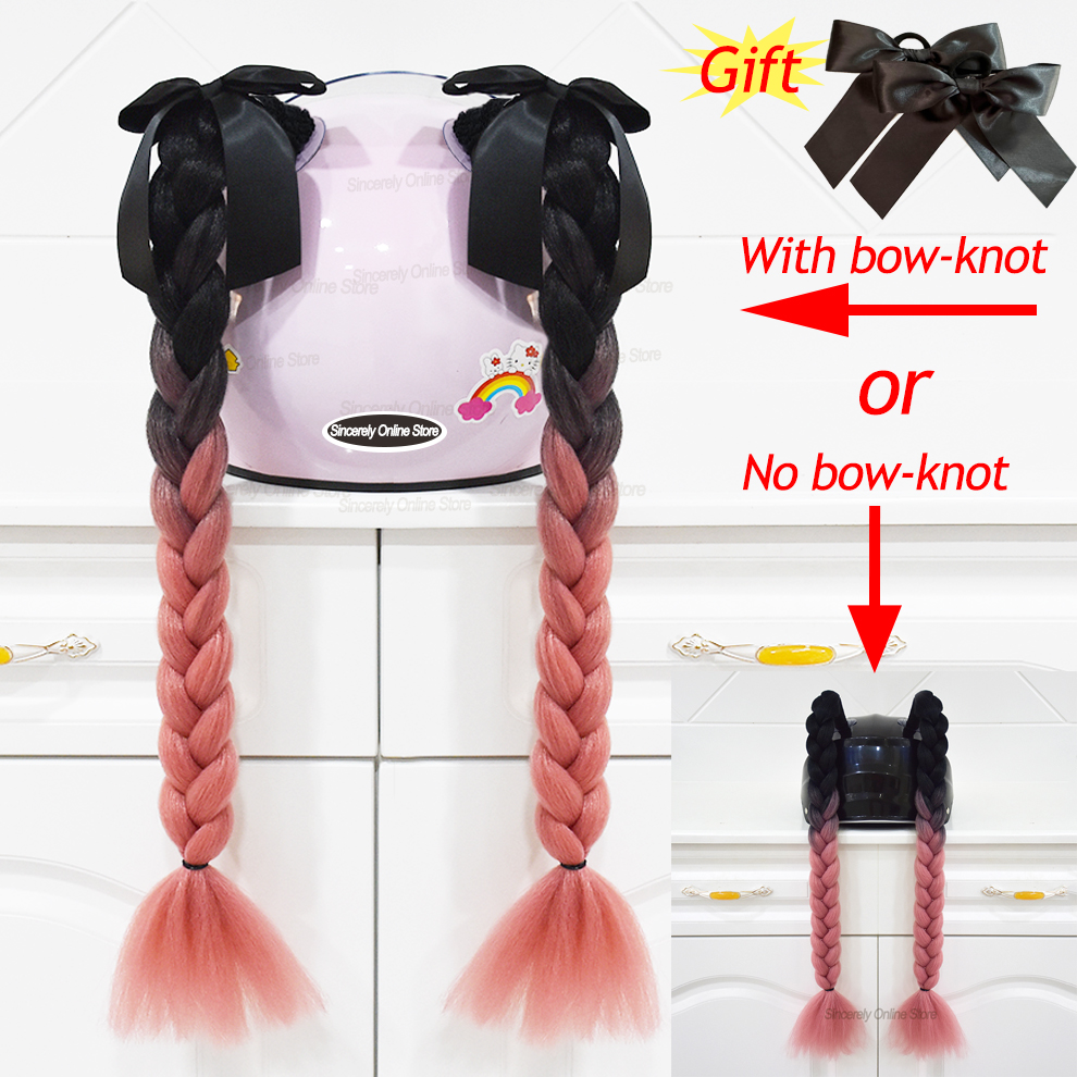 braids for motorcycle helmet Stand out on the road with our New Motorcycle Helmet Braids Wig for Women Why do helmet braids make