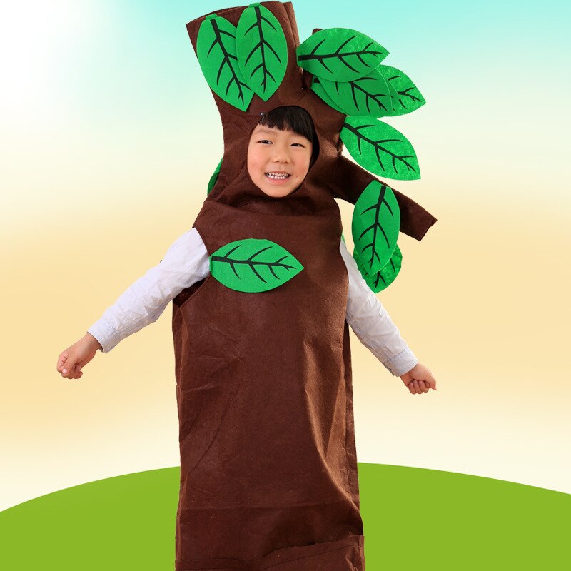 1 Set/partij Kerst Kinderen Vruchten En Groenten Modeling Kostuums Kleuterschool Milieubescherming Outfits (Goede): 7 / 150-180cm