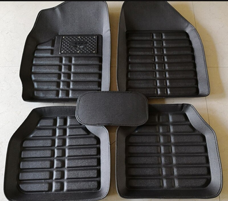 Auto car carpet foot floor mats For ssangyong kyron actyon korando rexton tivoli car mats accessories: Silver