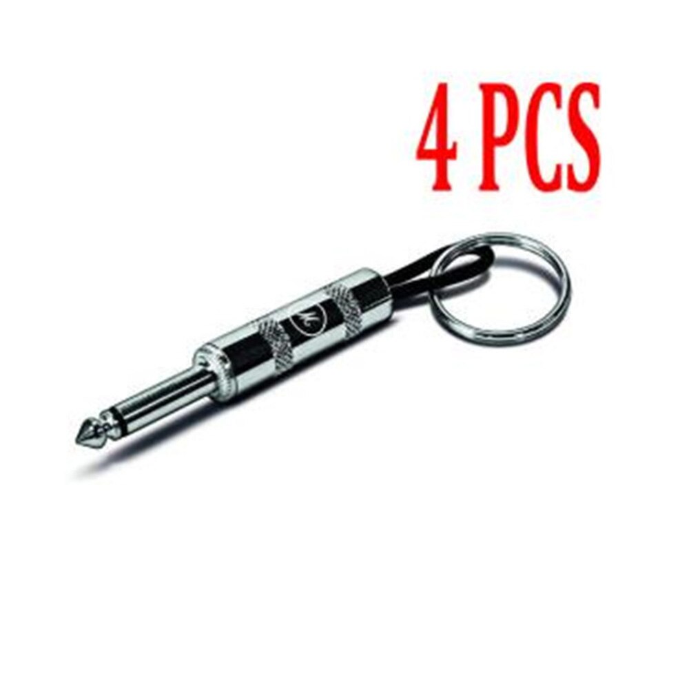 4 Stuks Gitaar Sleutelhanger Houder Woondecoratie Audio Plug Badkamer Accessoires Opknoping Haken Sleutelhanger Gitaar Sleutelhouder: Multicolor A2 4PCS
