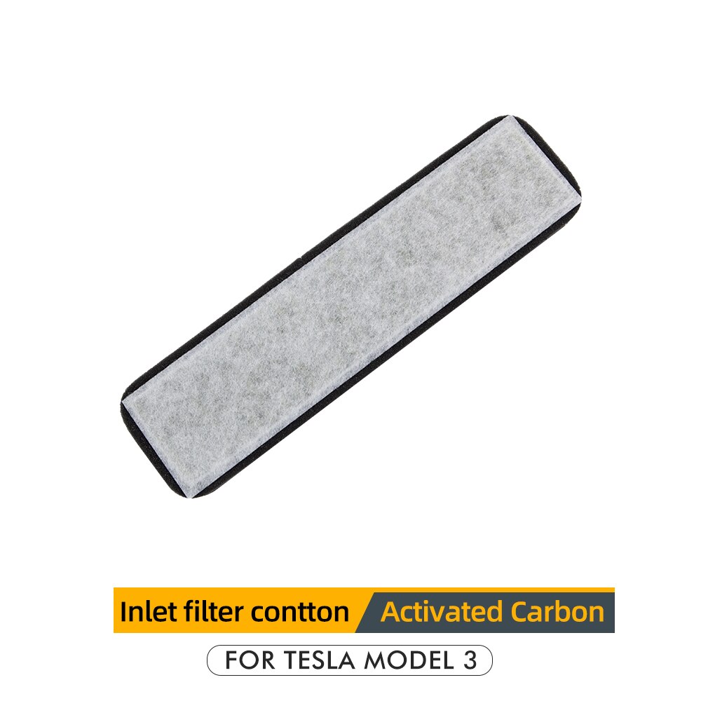 For Tesla Model 3 Air Conditioning Air Inlet Protective Cover Car Air Flow Vent Filter Cover Car Accessories: inlet filter contton