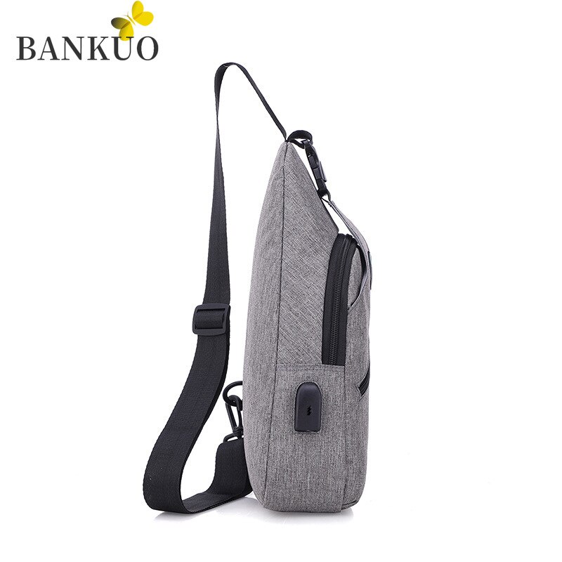 BANGUO Simplicity Men's Chest Bag Europe and America Tide Products Leisure Outdoor Shoulder Messenger Business Backpack Z3