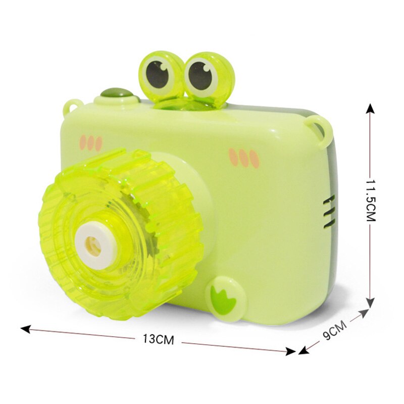 Nuovo Bambini Bolla Macchina Fotografica Giocattolo Bolla Che Soffia Giocattoli Giocattoli di Musica Leggera Bolla di Sapone Elettrico Completamente Automatico Macchina di Estate Giocattolo All'aperto