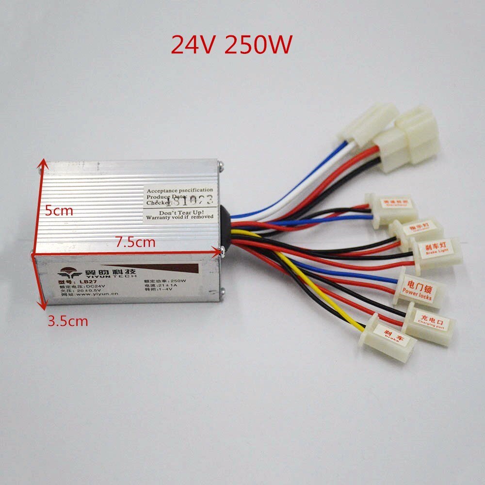 24v 250w elektrisk børstet motor elektrisk scooter diy 250w motorsæt e-bike motor højhastighedsmotor med 11 tandhjul
