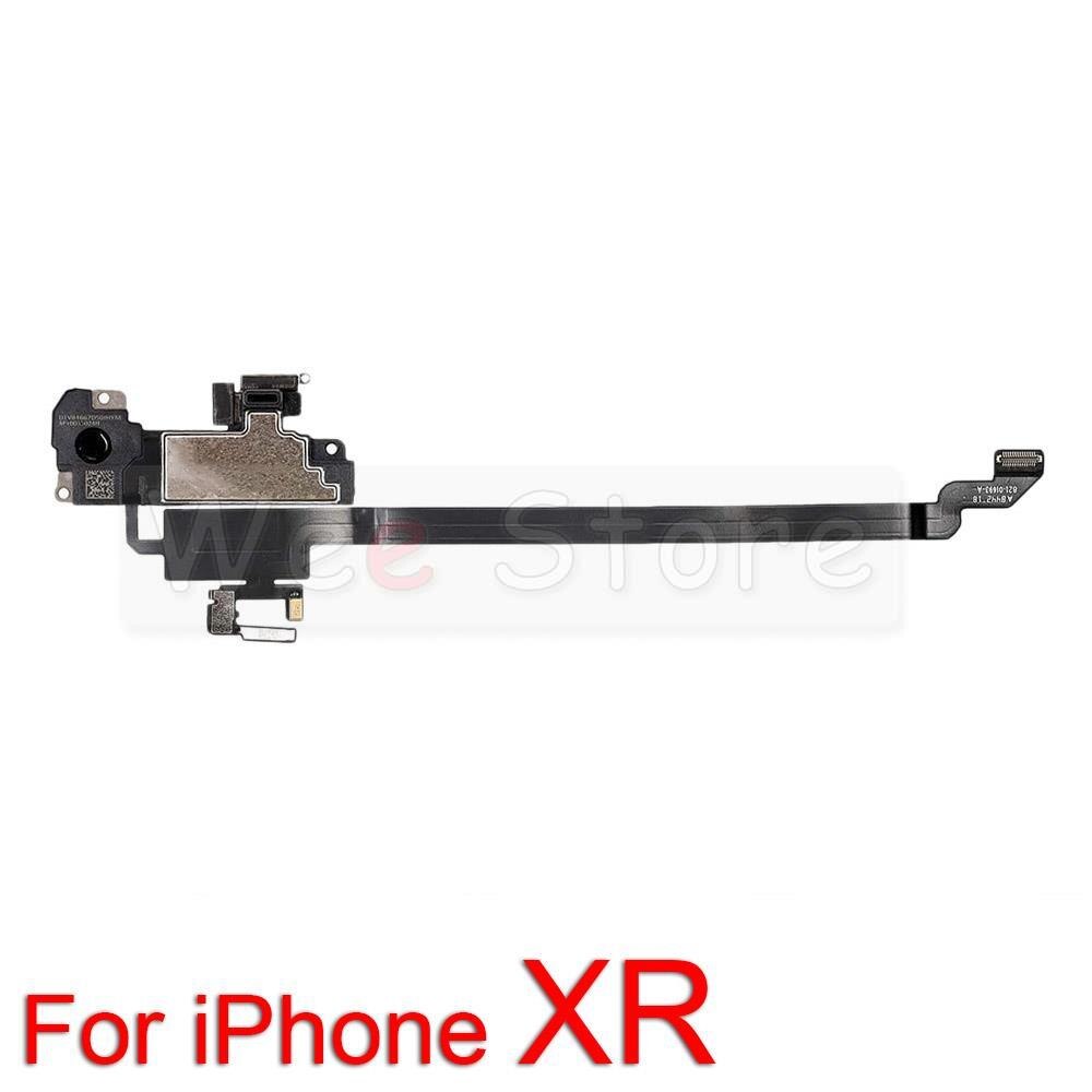 Original Top Earpiece For iPhone 11 12 Pro Max mini X XR Xs Max Proximity Sensor Front Earphone Ear Speaker Flex Cable Parts: For iPhone XR