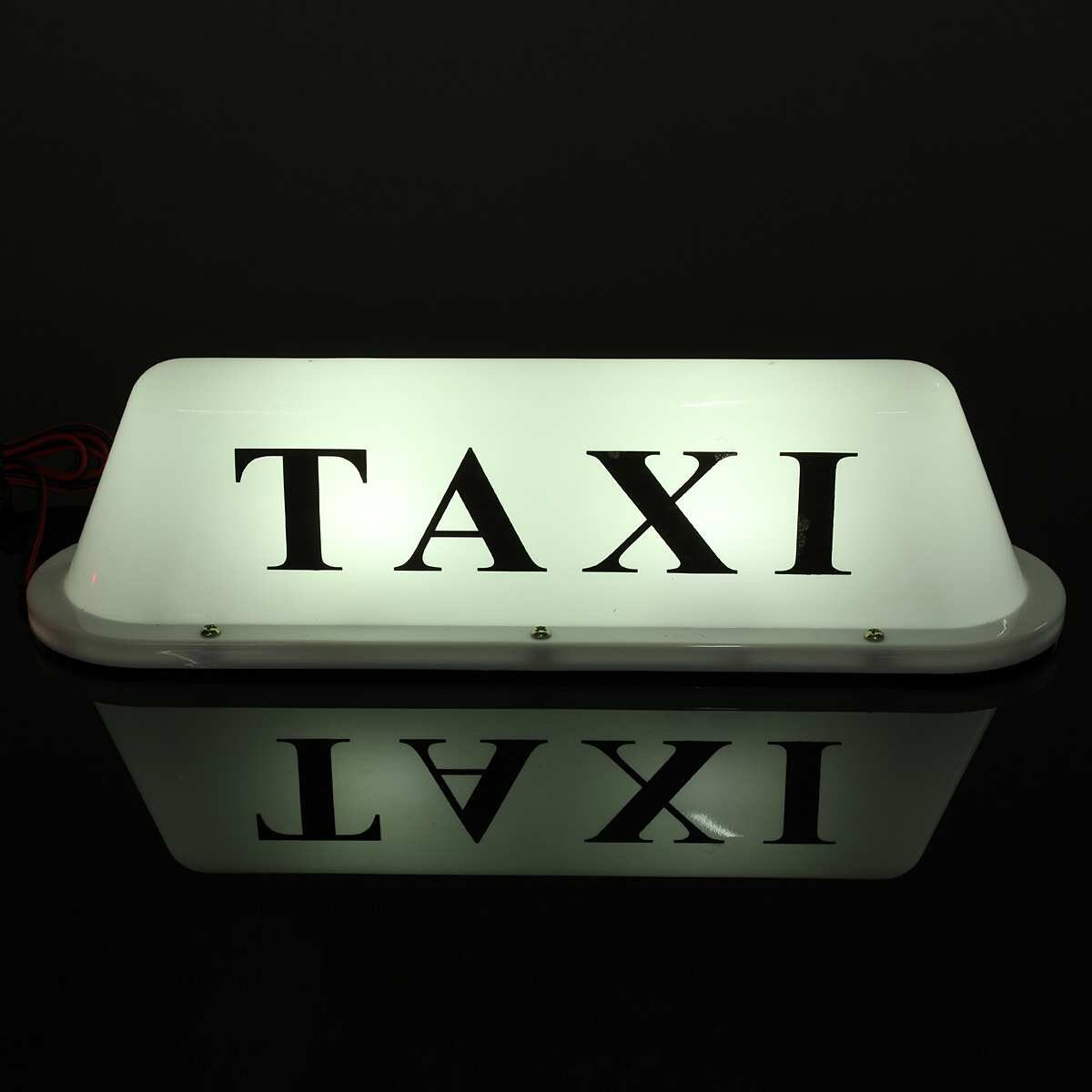 12V LED voiture Taxi cabine signe lumière lampe voiture cabine LED Signal lumineux d'avertissement Base magnétique toit toit étanche PVC