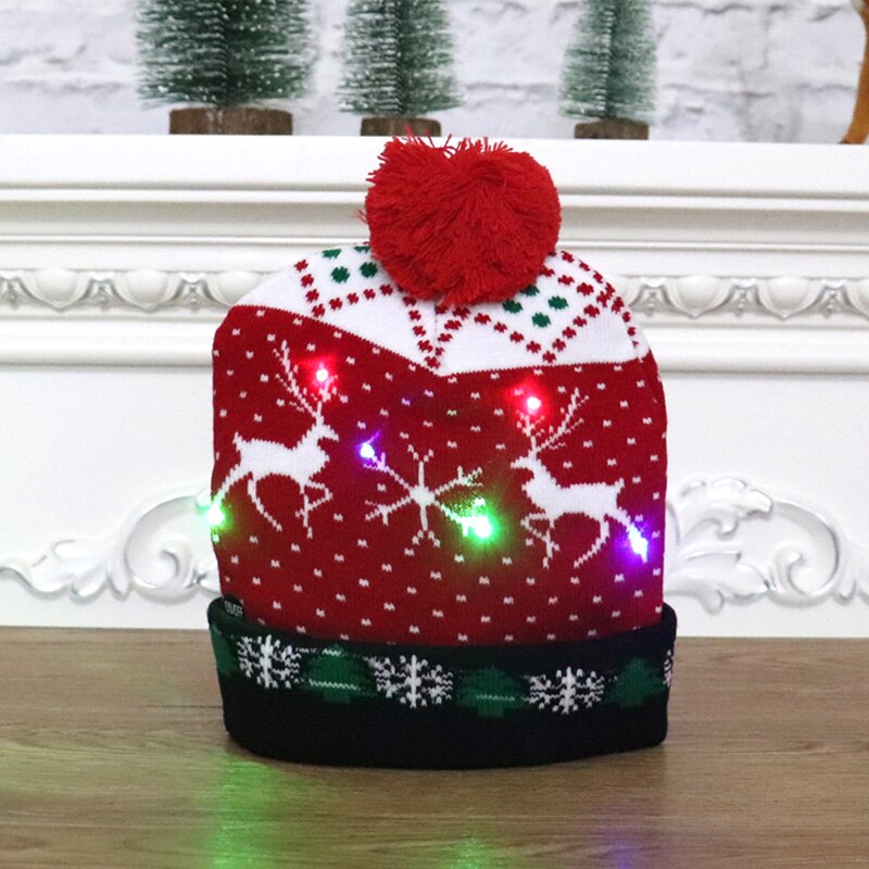 Winter led kerstmutsen trui kerst kerstmuts – LovingPrices