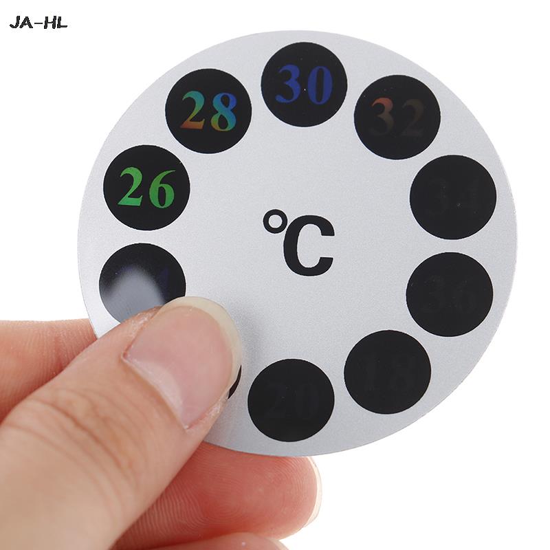 1 Pc Aquarium Aquarium Patch Thermometer Horloge Vis Thermometer Pointer Sticker Verkleuring Thermometer
