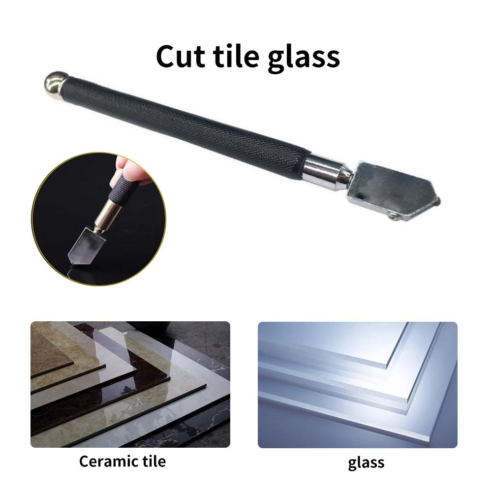 Professionele Glassnijder Ijzeren Handvat Roller Mes Voor Diamond Precision Cutter Wiel Glassnijder Handheld Tegel Gereedschap