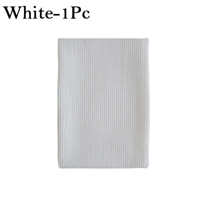 Waffle Tea Towel Spot Cotton Home Kitchen Plain Cloth Napkin 45*65 Cm Square Low Shrinkage Table Towel Cleaning Water Absorption: F
