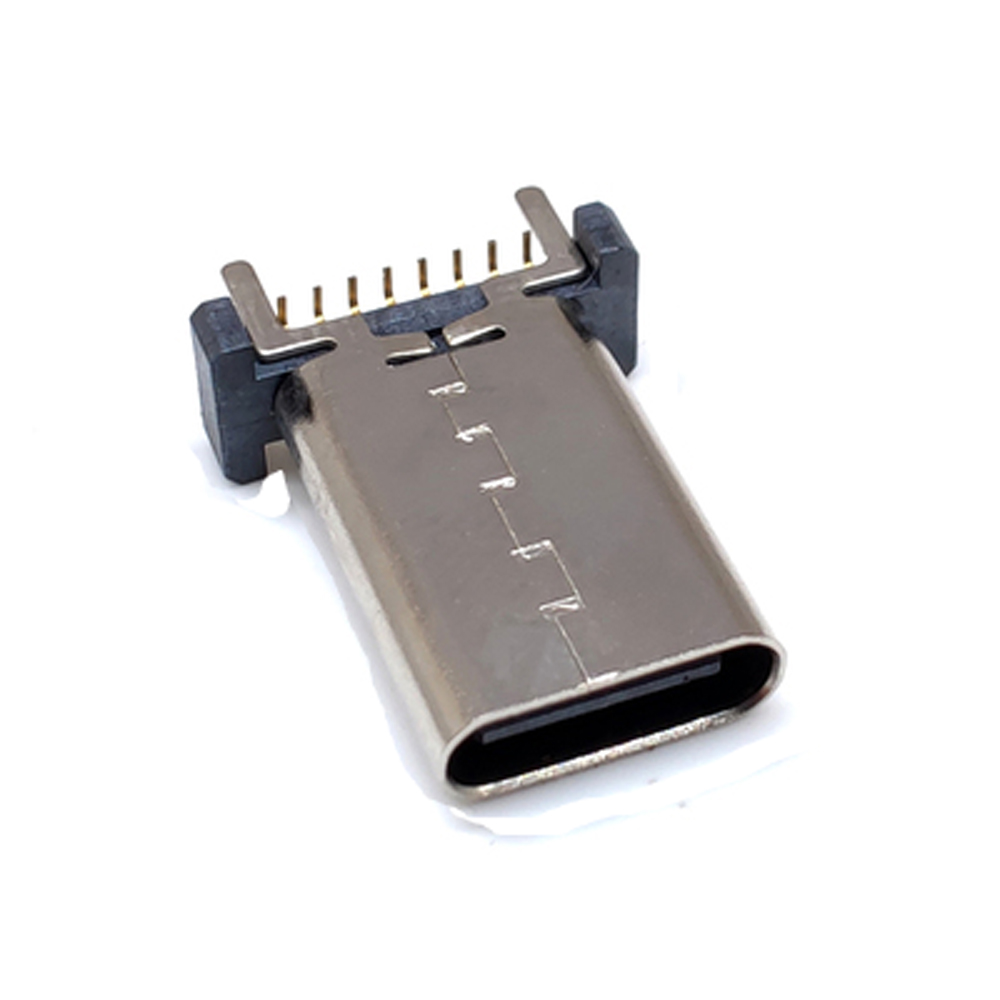 2-5 pcs 16- pin smt socket plug micro usb type-c female four-legged board vertical sticker for samsung lenovo huawei zte etc.