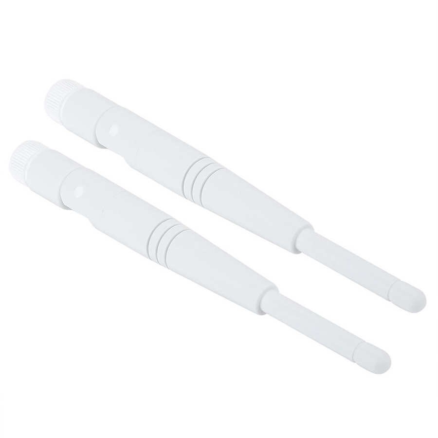 Antena WiFi de doble banda, antena con interfaz Omni RP-SMA, 4dBi, 2,4G/ 5G, 2 piezas,