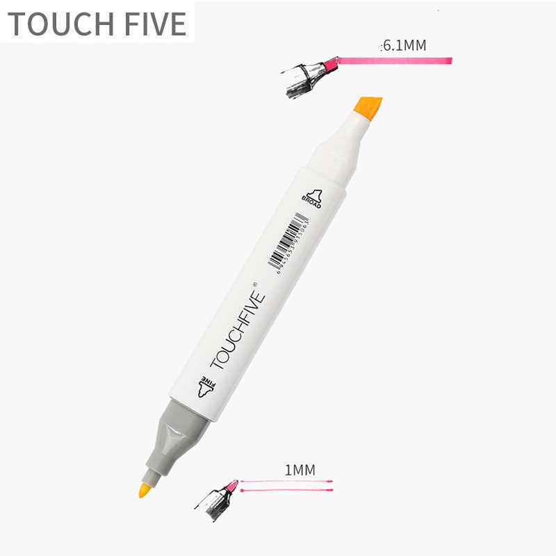 TouchFIVE Marker Pen Set 30/40/60/80/168Colors Art Sketch Markers Manga Alcohol Based Marker Student Drawing Supplies