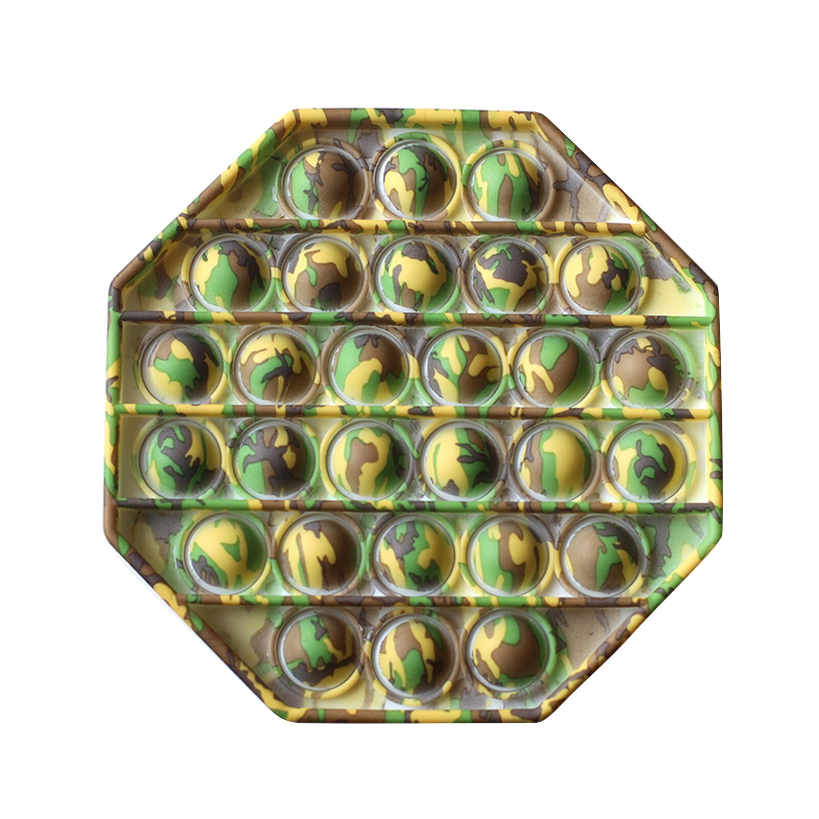 Push Pop Pop Bubble Sensory Fidget Toy Silicone Stress Reliever Toy stay focused and calm Safe Durable Washable Easy to Carry: Purple