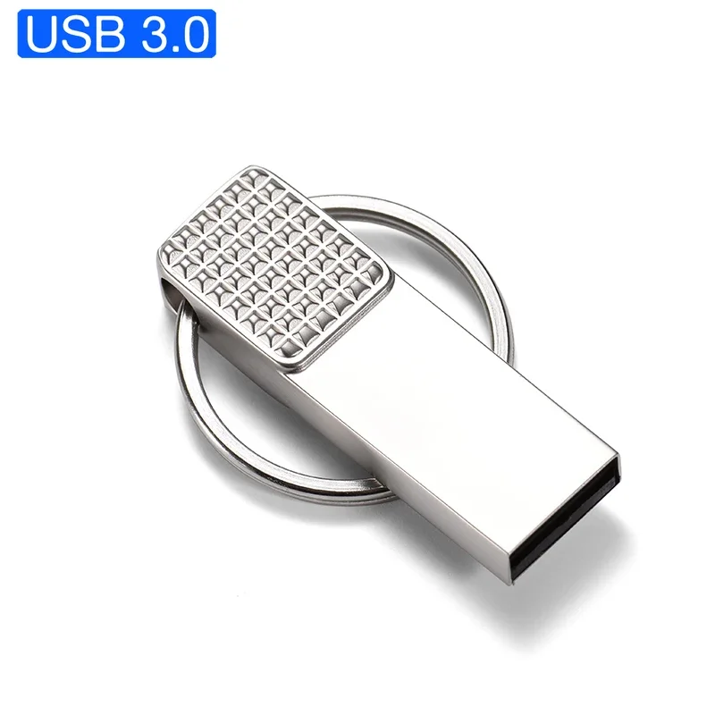 Unidade flash original usb3.0 pen drive de alta velocidade 64gb metal à prova dwaterproof água memória usb 32gb para dispositivos de armazenamento de computador 16gb 8gb: BRANCO / 32 GB