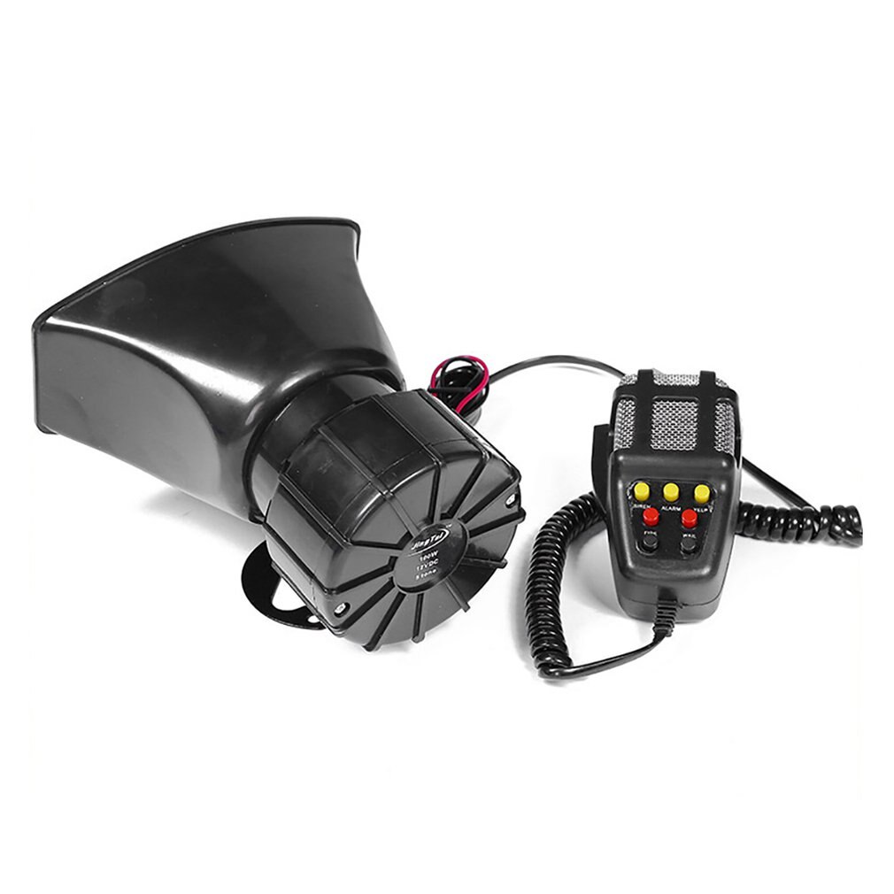 HW-1007B Motorcycle Speaker Mouth 7 Tone 12v100w Shouting Speaker Practical Accessories