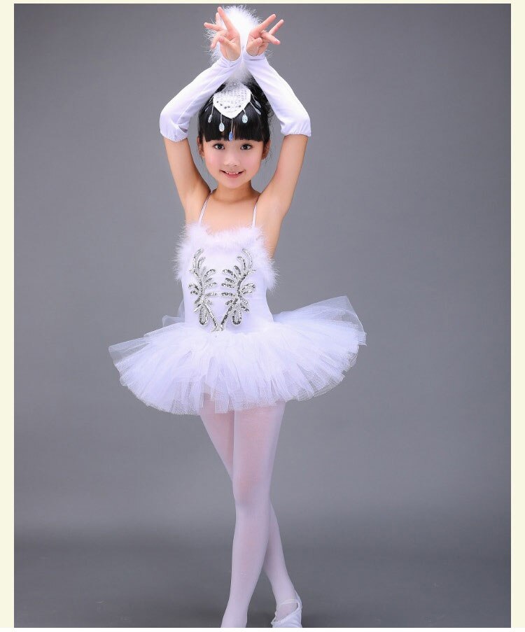 White Swan Lake Ballet Tutu Costume Girls Children... – Vicedeal