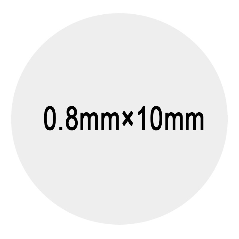 Jeely 50pcs/bag 0.8mm-2.4mm double brass copper crimp tube for spearfishing long line fishing nylon line: 50pcs 0.8mmx10mm