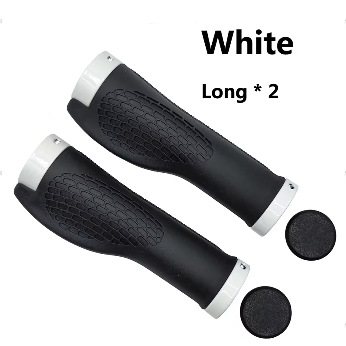 Protector de manillar de bicicleta antideslizante y a prueba de golpes, ergonómico, adecuado para equipos de ciclismo de montaña y carretera, 2 uds.: YELLOW