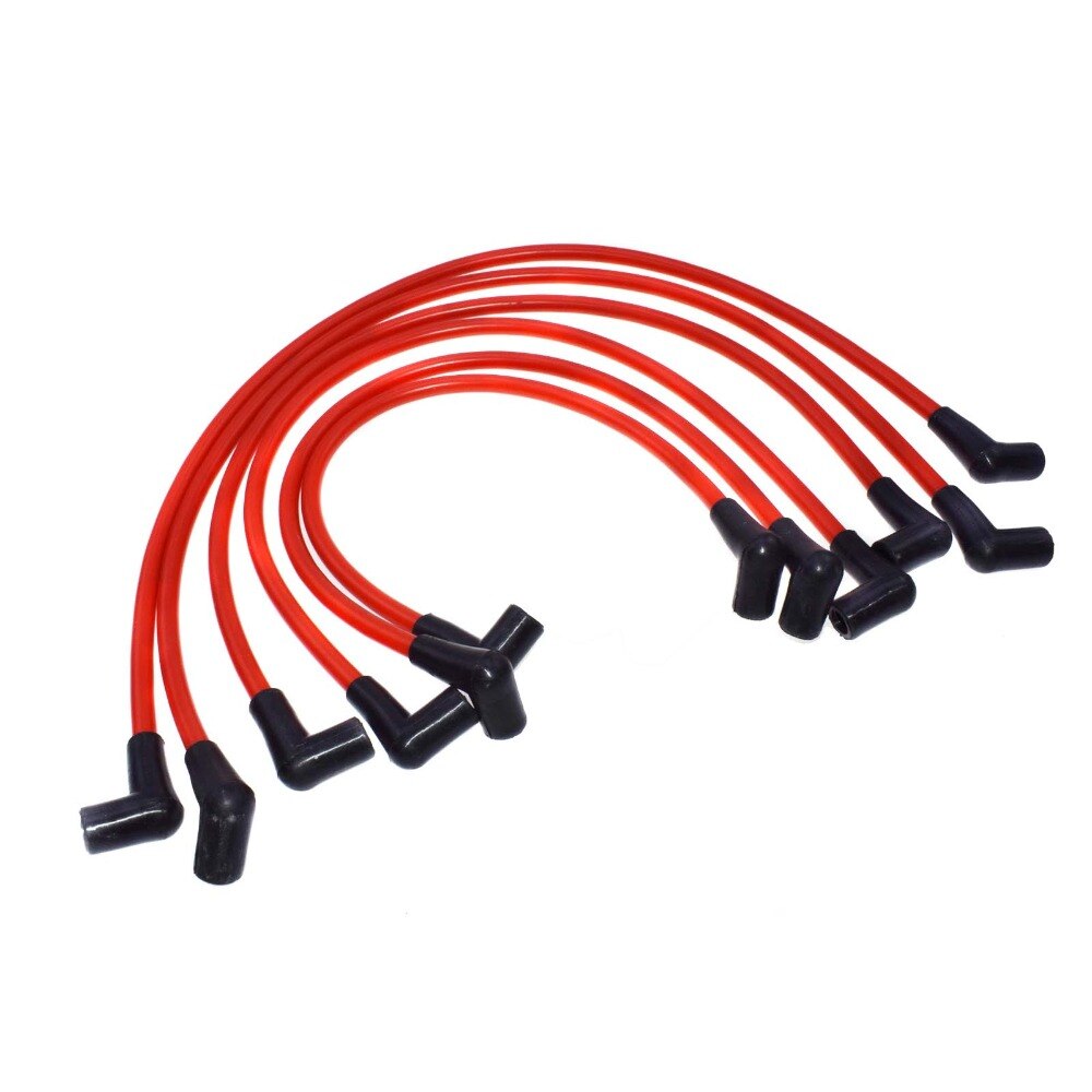 Ensemble de câble de bougie d'allumage rouge de 10.2mm pour CHEVY Chevrolet Camaro Pontiac Firebird V6 3.8L 1995 1996 1997 1998 1999