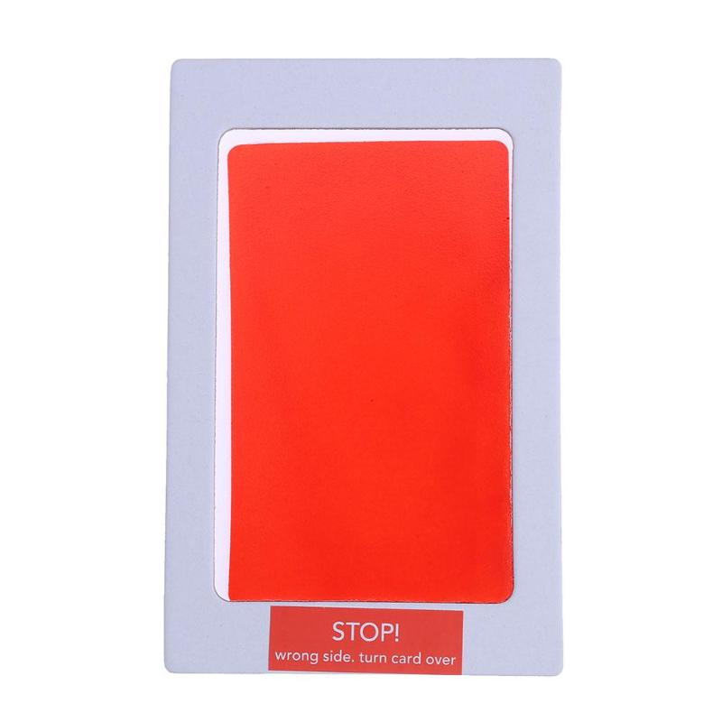 Kit de pintura no tóxica para cuidado del bebé, huella impresa a mano, pintura de agua para recién nacidos, recuerdos para bebés, almohadilla de tinta, herramienta de arte: Rojo