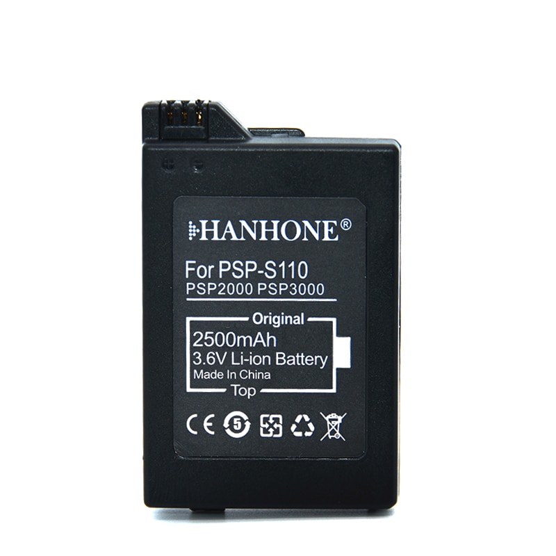 2500 mAh PSP-S110 Batterij voor Sony PSP 2000 PSP 3000 PSP2000 PSP3000 Batterij PSP-2000, PSP-3000, PSP-300 PSP2005 PSP2006 PSP3008